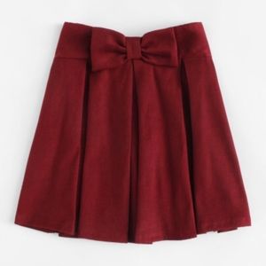 Red skirt